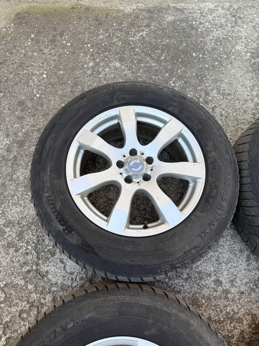 Zimní sada Volvo - 235/60/17 V XL - Barum - 5x108 - 2