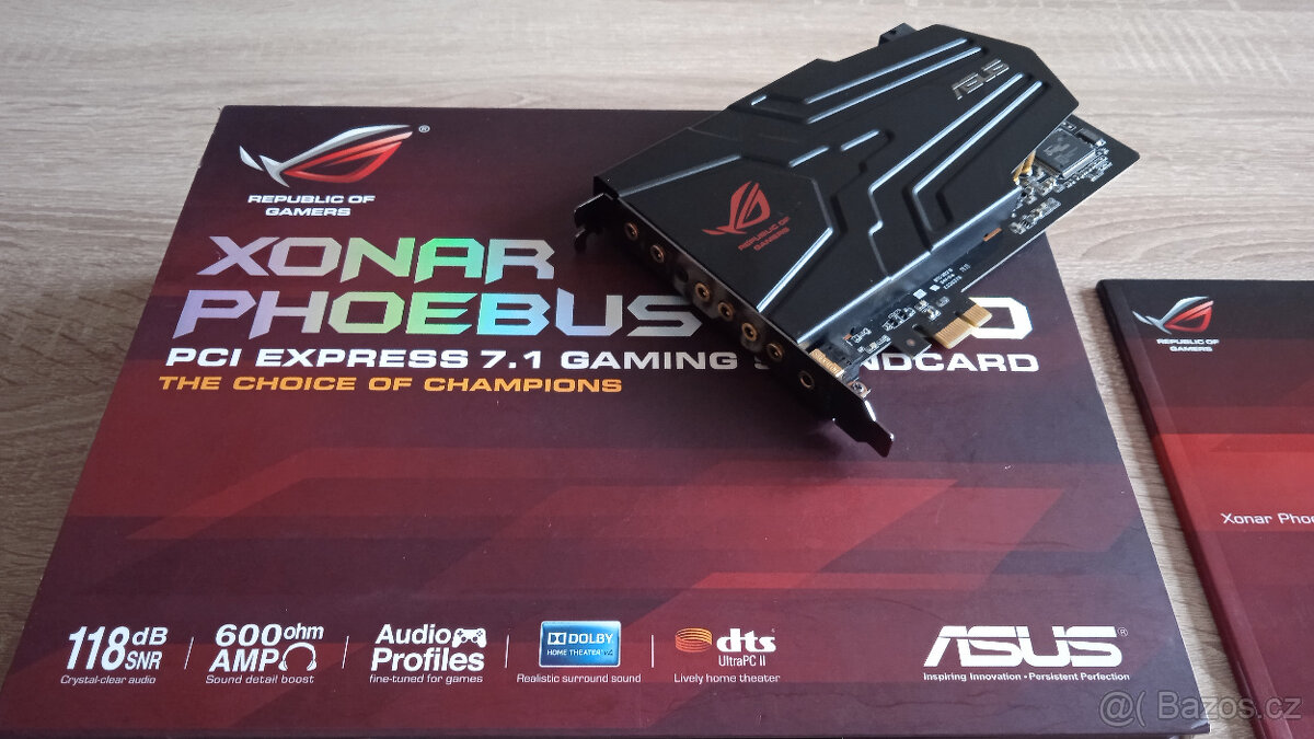 Zvuková karta ASUS XONAR PHOEBUS - PERFEKTNÍ STAV - 2
