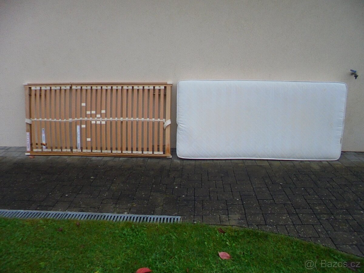 matrace + lamelový rošt 90x190 - 2
