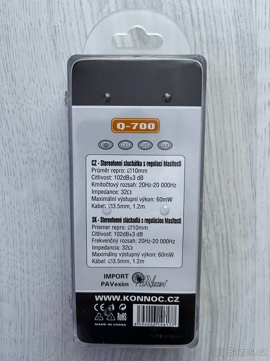 Sluchátka do uší Konnoc Q-700 - 2