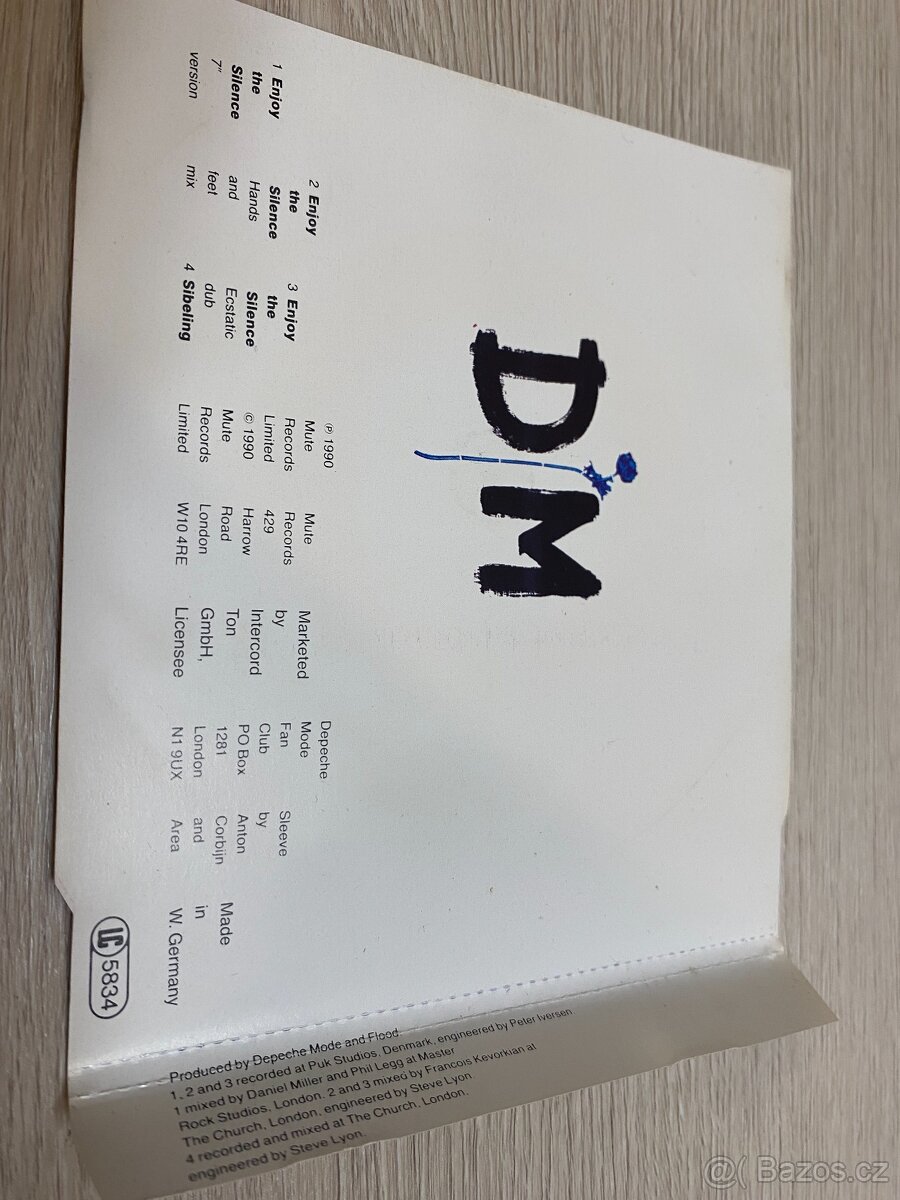 DEPECHE MODE: ENJOY THE SILENCE, 1990, Raritní mini singl - 2