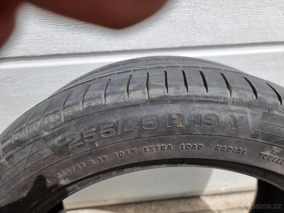 255/45/19 Continental Contisportcontact 2ks - 2
