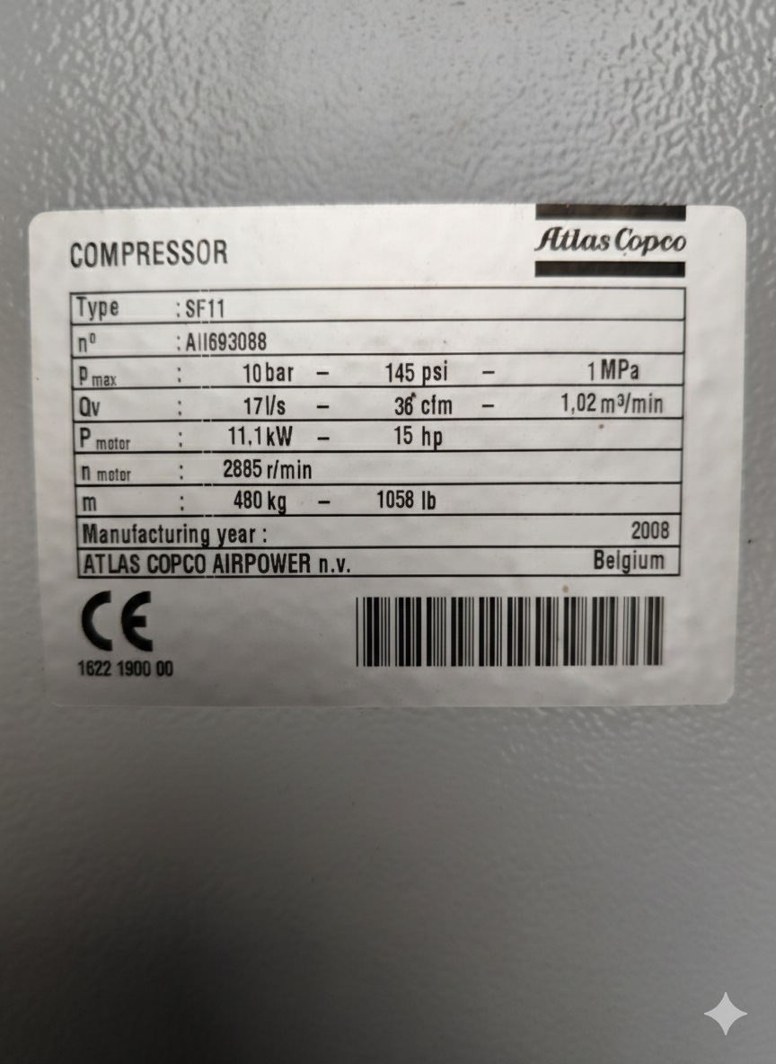 Atlas Copco SF11 - 2