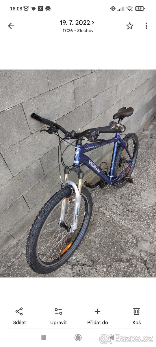 Prodám horské kolo Specialized - 2