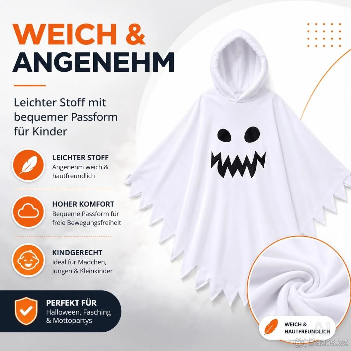 Halloweenský dětský kostým - DUCH - 2