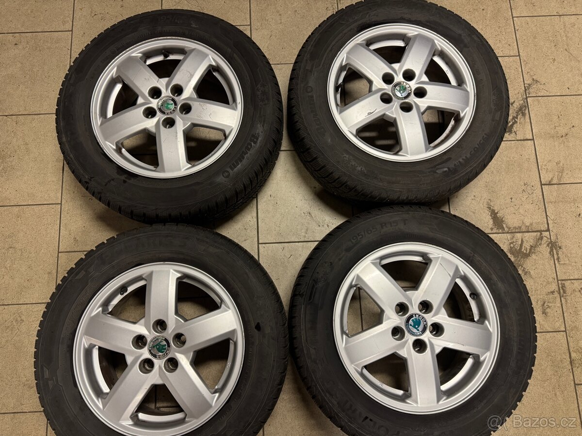 5x100r15 zimní 195/65/15 - 2