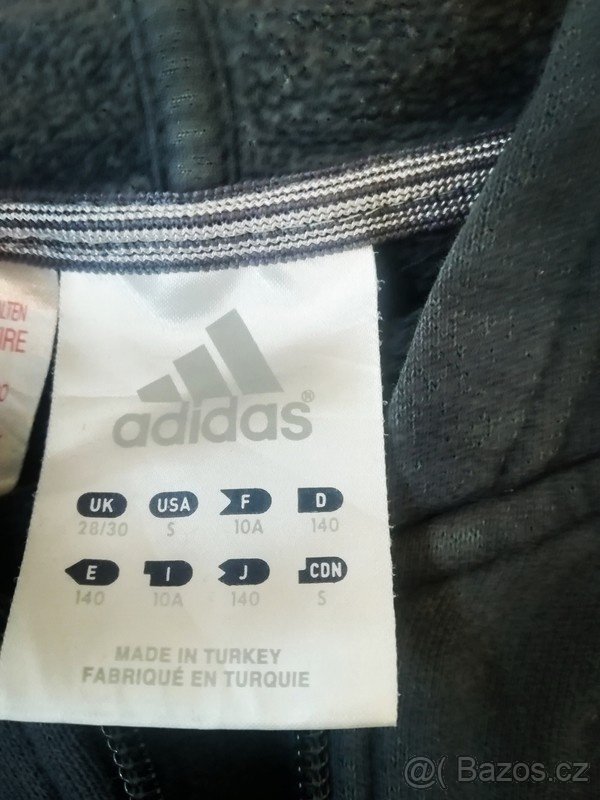 Značková mikina Adidas vel. 10 let - 2