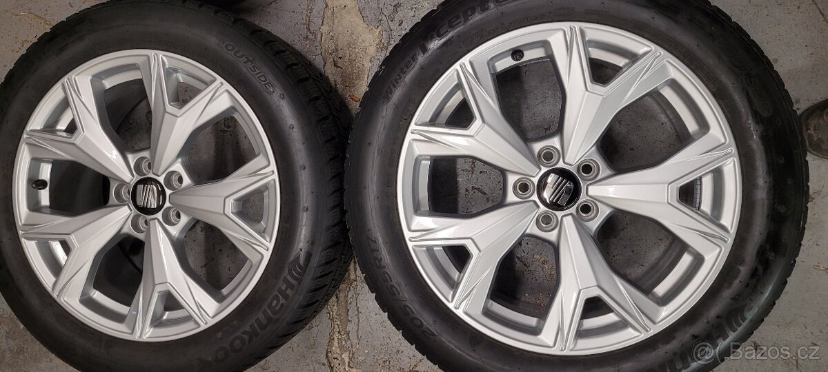 Seat Arona,alu disky 17', zimní pneu - 2