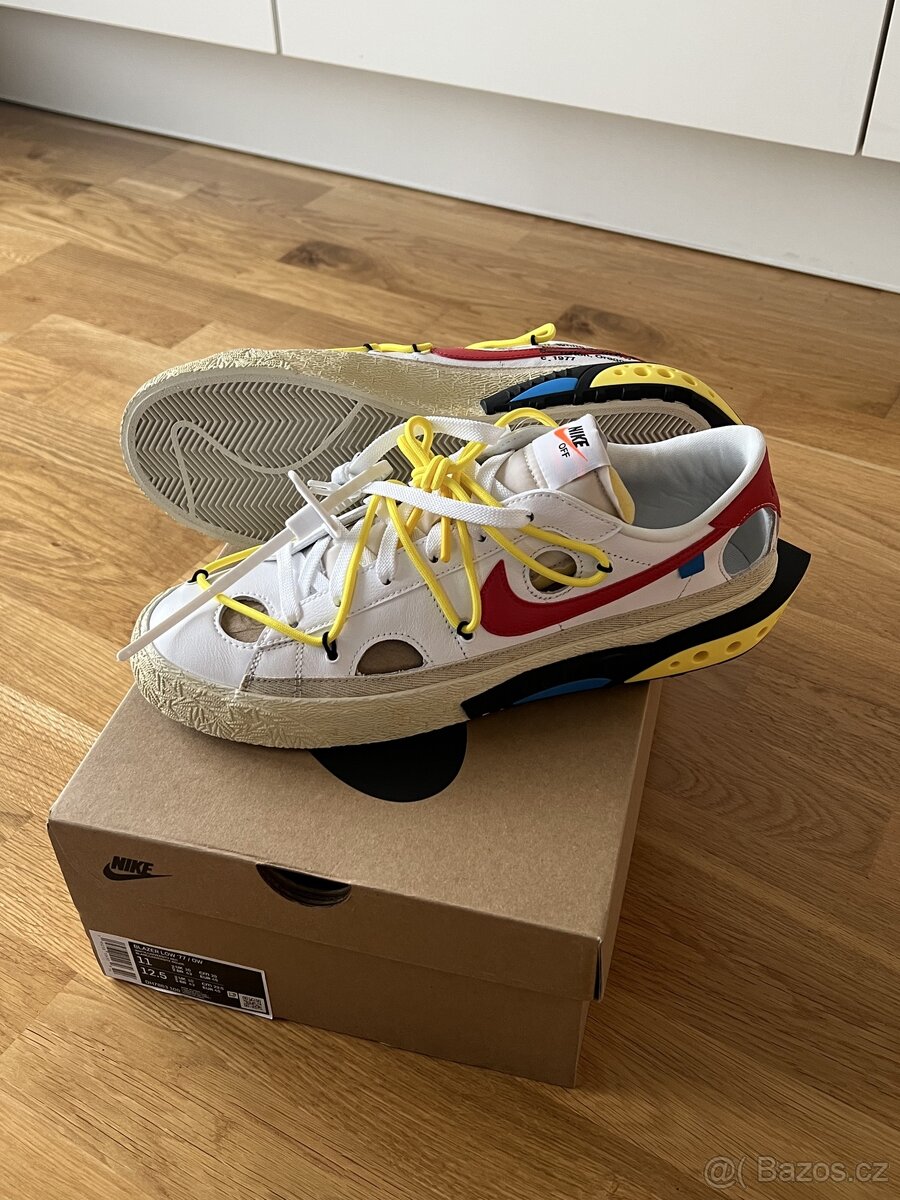 Nike Blazer Low Off-White University Red - 2