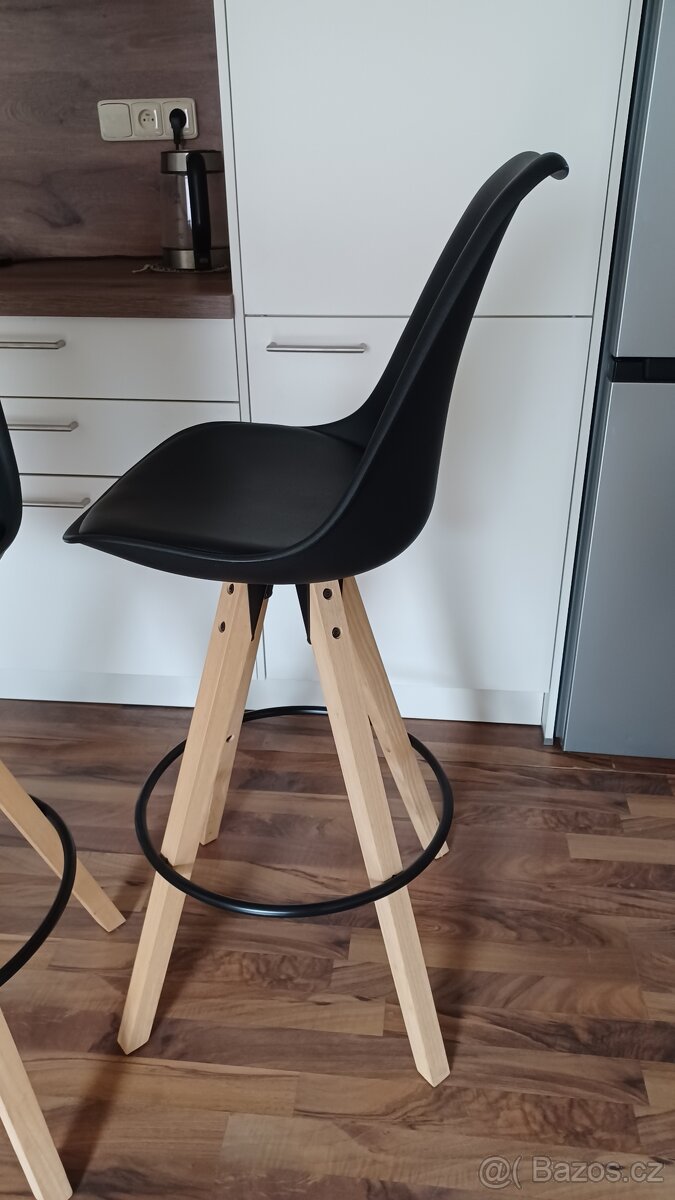 2 barové židle - 2