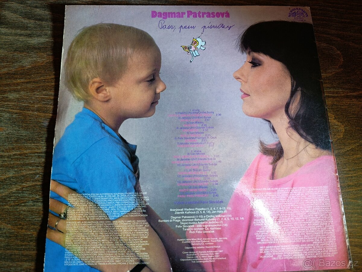 LP Dáda Patrasová Pasu pasu písničky - 2