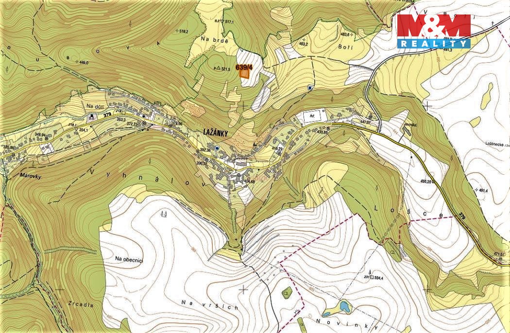 Prodej louky, 2185 m², Blansko-Lažánky - 2