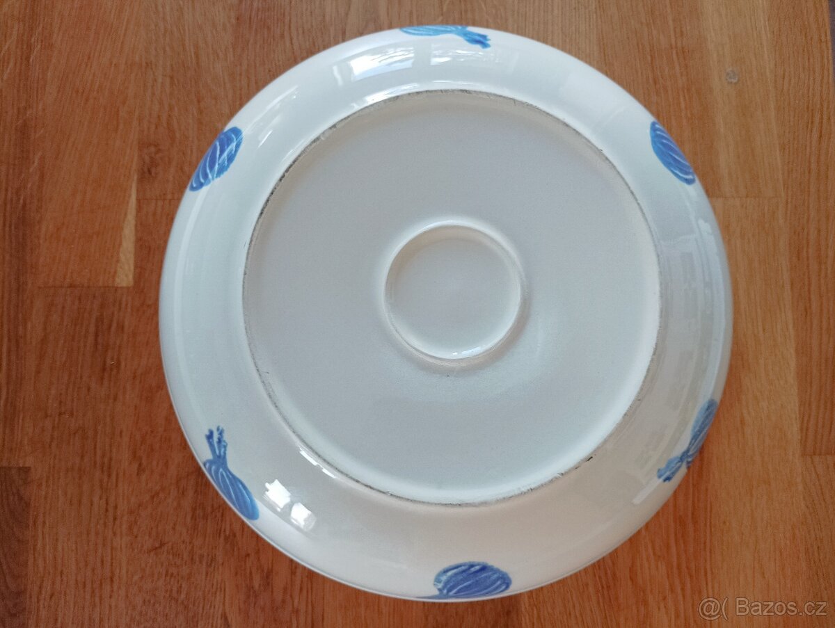 VELKÁ FAJÁNS MÍSA S CIBULOVÝM VZOREM FRANCIE - 2