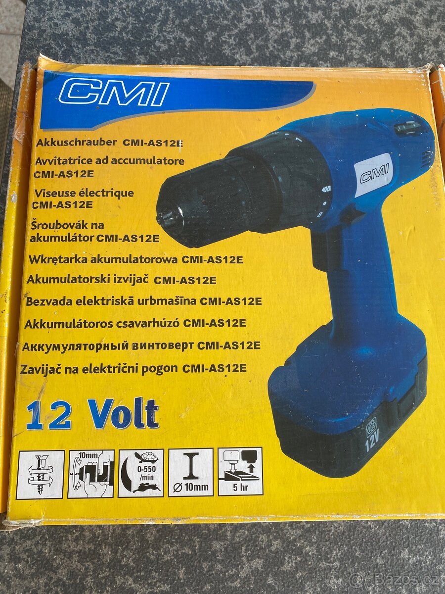Aku šroubovák CMI AS 12e - 2
