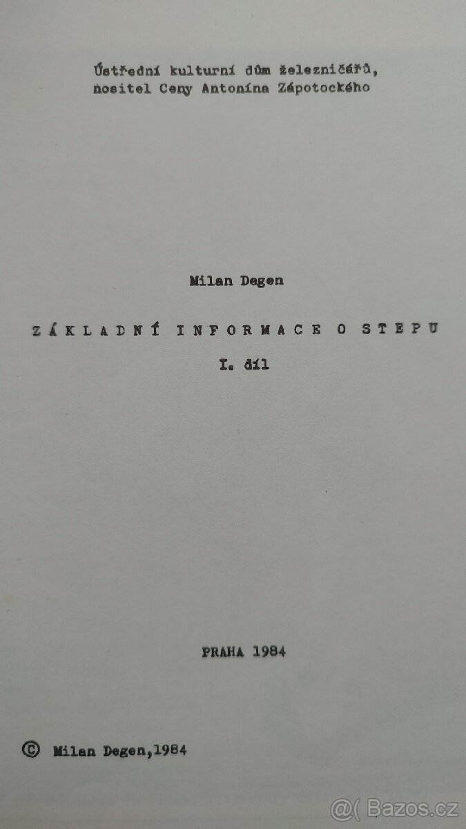 Prodám - metodika stepu , brožury. - 2