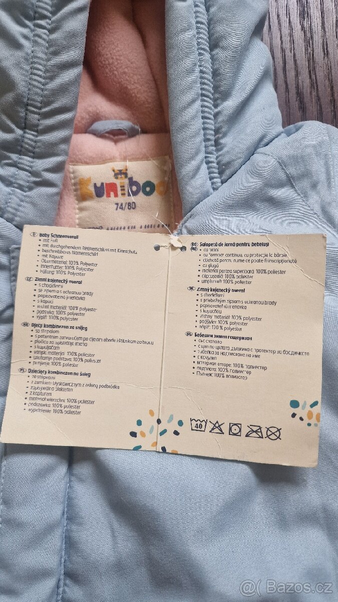 Nová kombinéza Kuniboo vel. 74-80 - 2