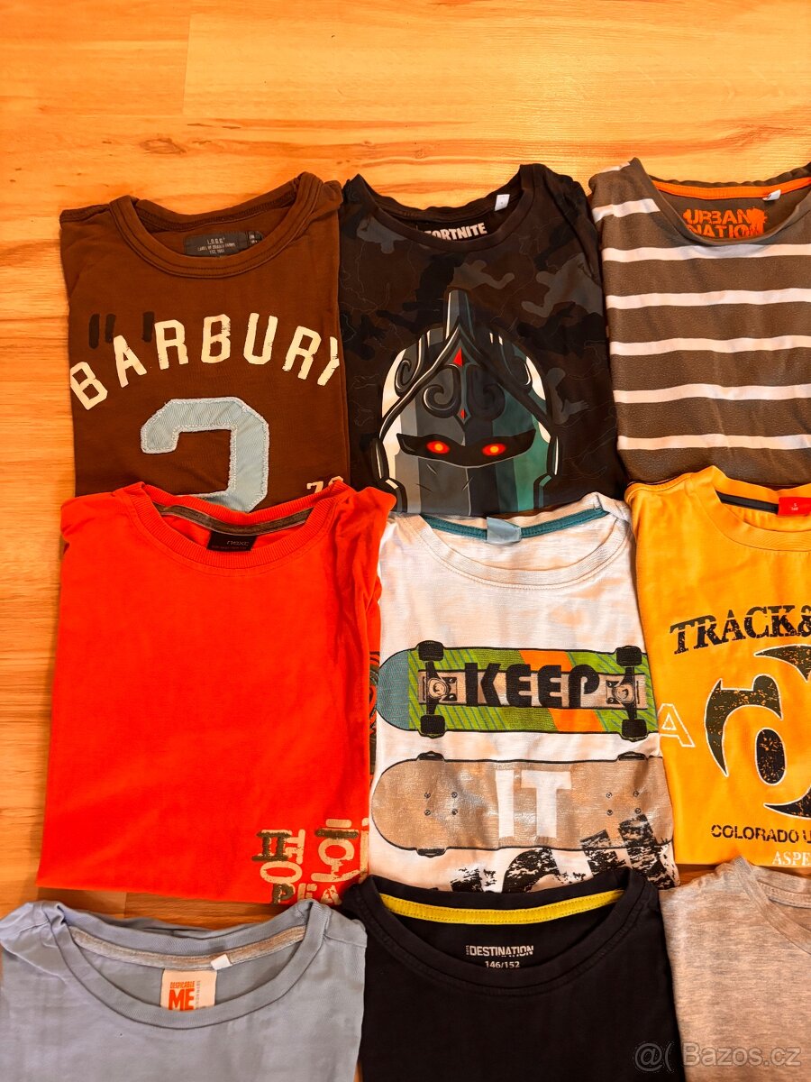 Trička krátký rukáv vel. 146-152 - 2