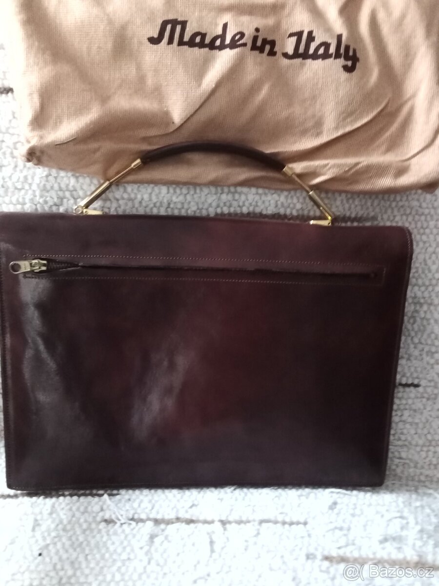 Kožená italská dámská kabela - 2