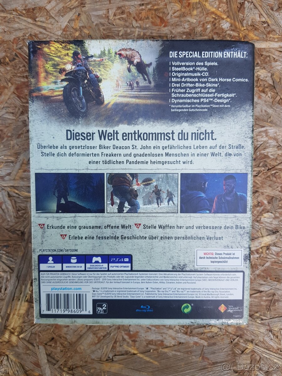 Days gone special edition ps4 - 2