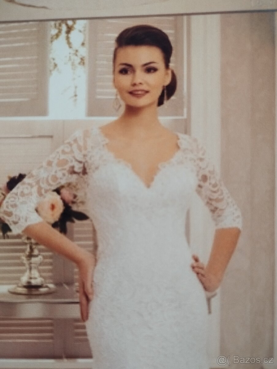 Svatební šaty S,M - 2