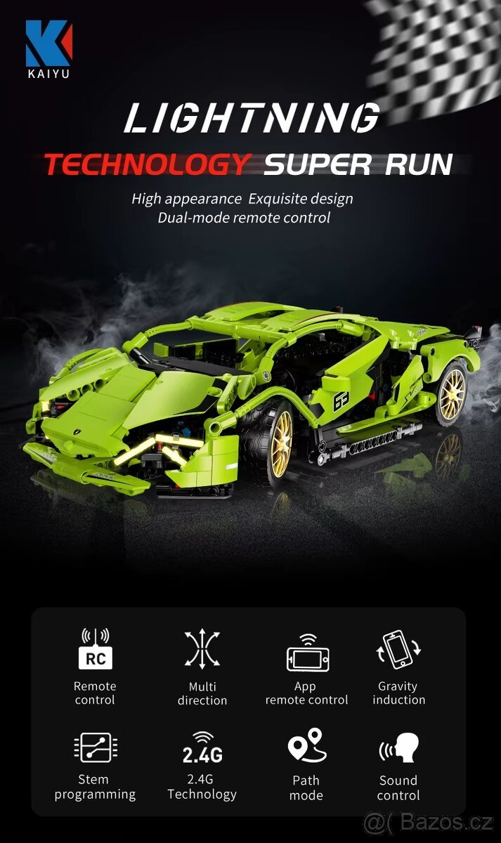 Programovatelná RC stavebnice - 718 dílků - 2