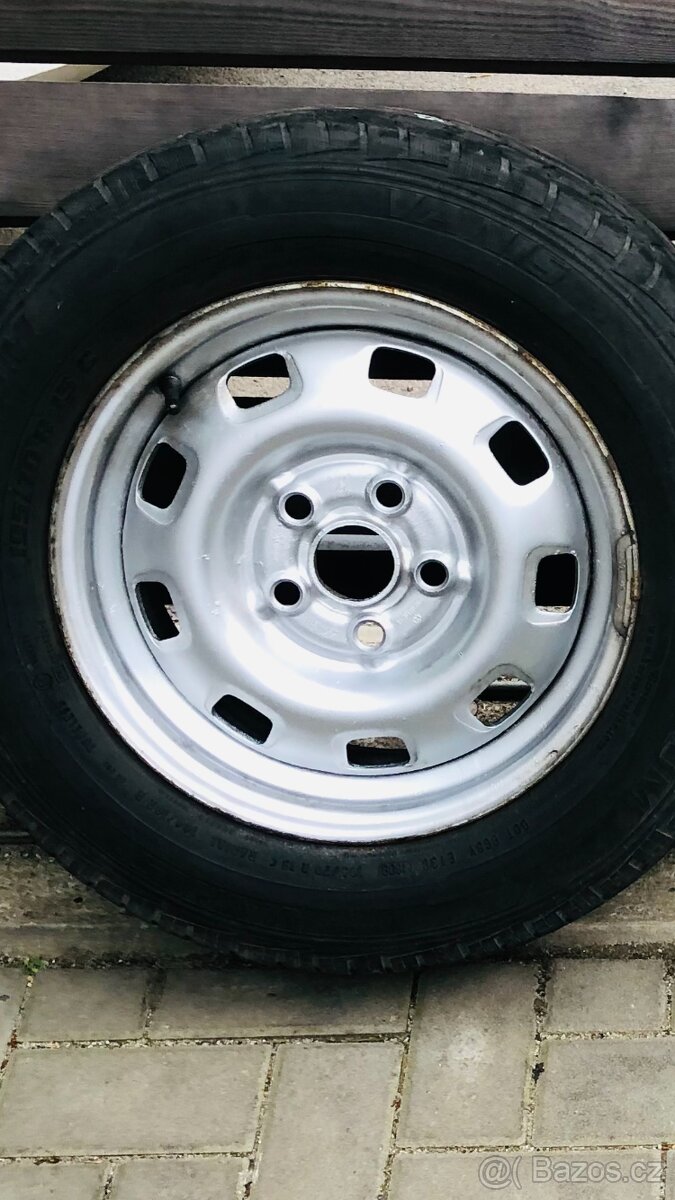 15 " plechový disk VW 5x112 ET44 - 2