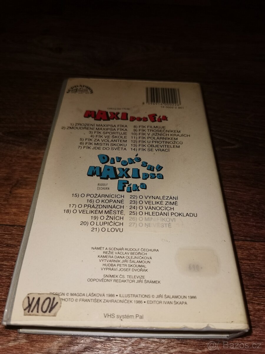 VHS kazety s pohadkami - 2