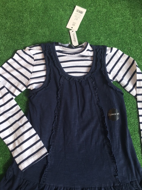 Námořnický komplet dívčí, vel.116, NOVÝ, zn.George - 2