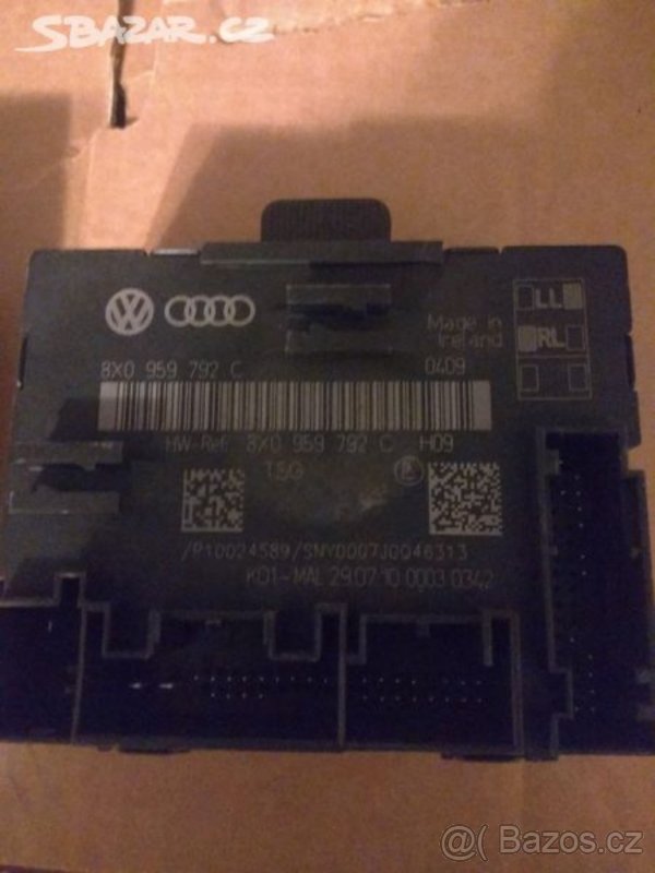 Řídící jednotka dvěří, škoda superb, audi - 2