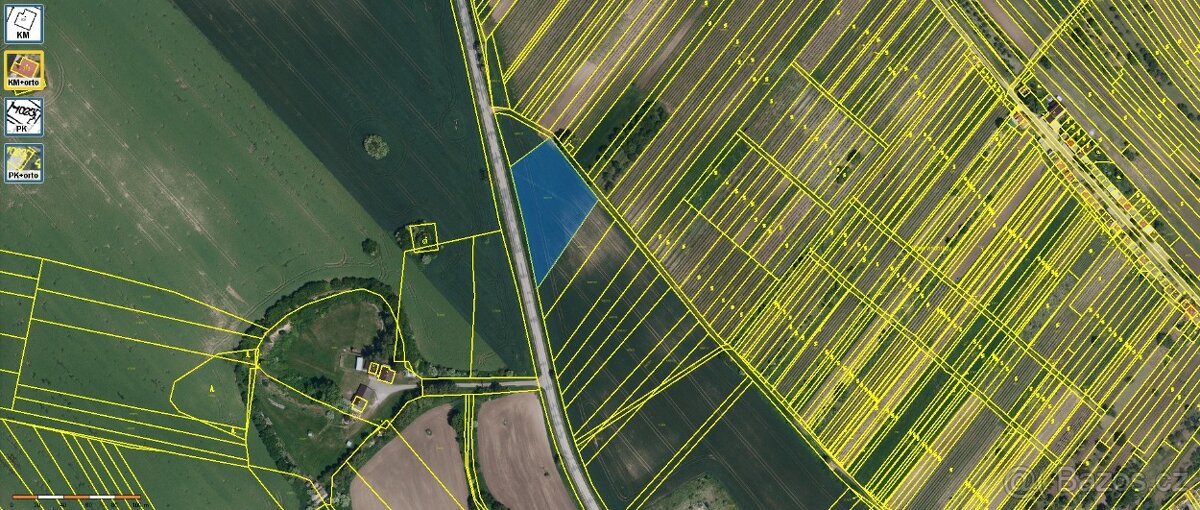 Prodej orné půdy v Novém a Starém Poddvorově 1 ha - 2