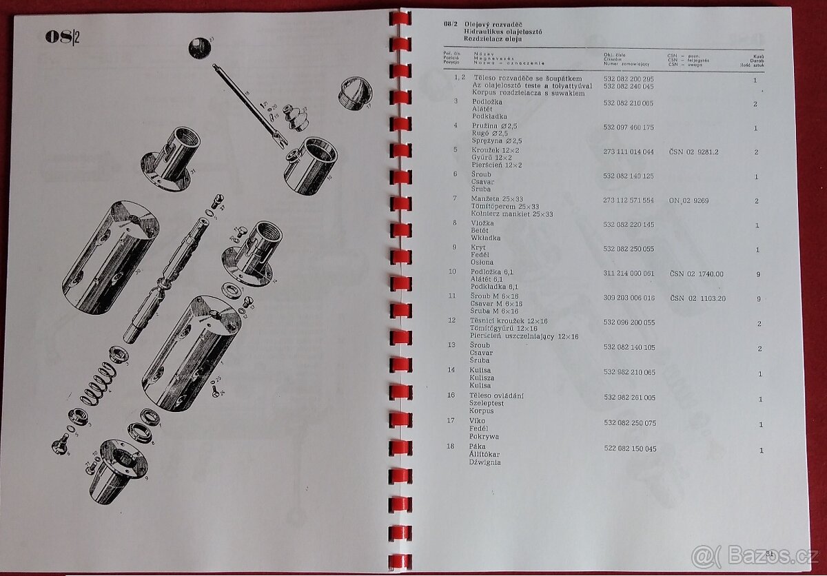 UNHZ 500 - KATALOG DÍLŮ - 2