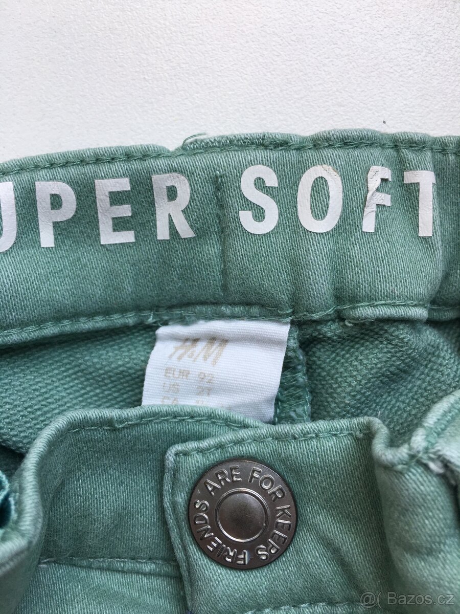 Zelené džíny Super Soft 92 H&M - 2