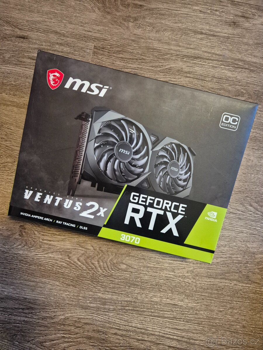 Grafická karta Nvidia MSI GeForce RTX 3070 Ventus 2X OC - 2
