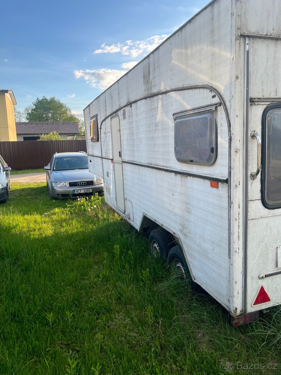 Prodám karavan za mini tahač - 2