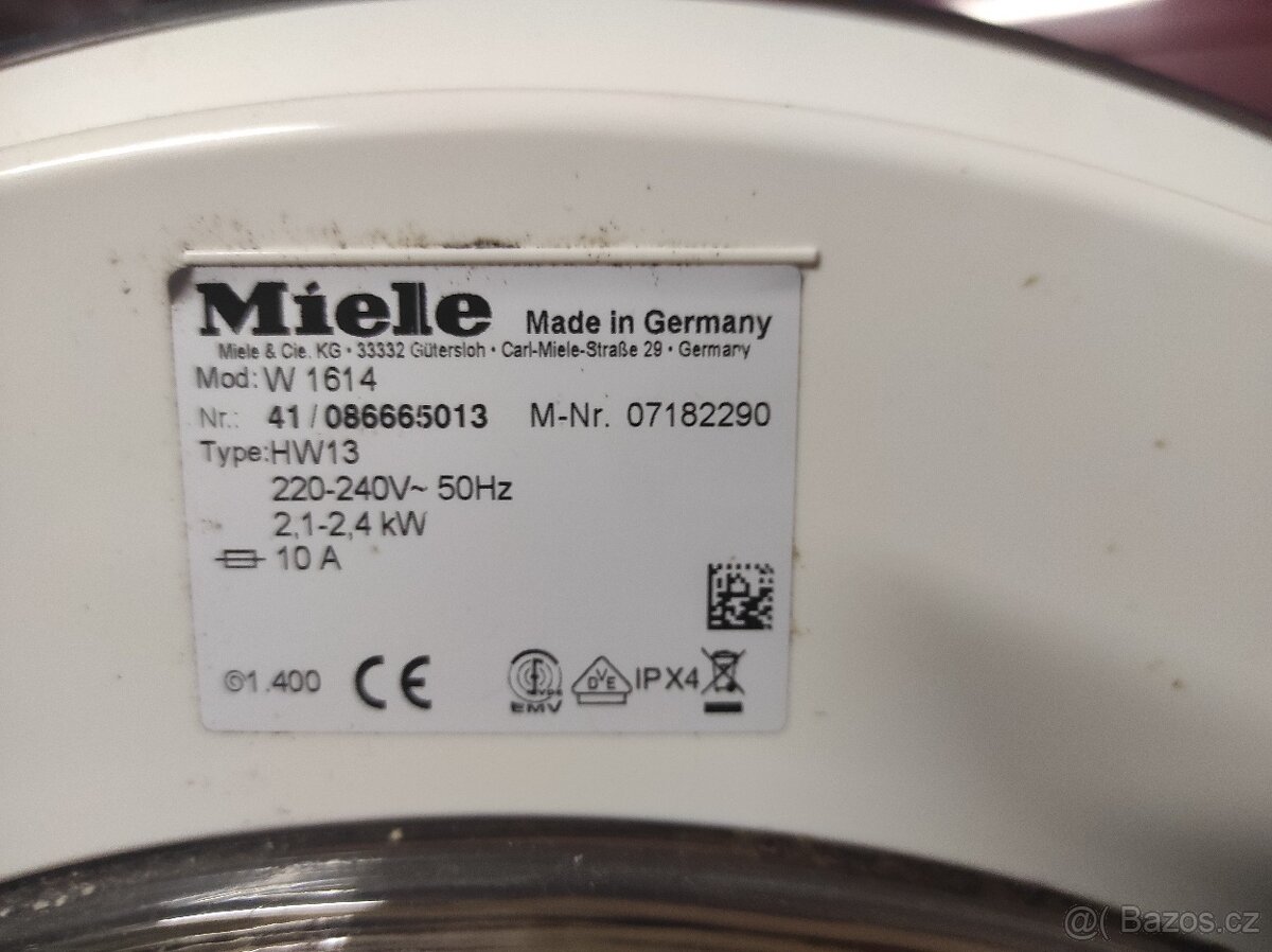 Prodám pračku Miele W 1614 - 2