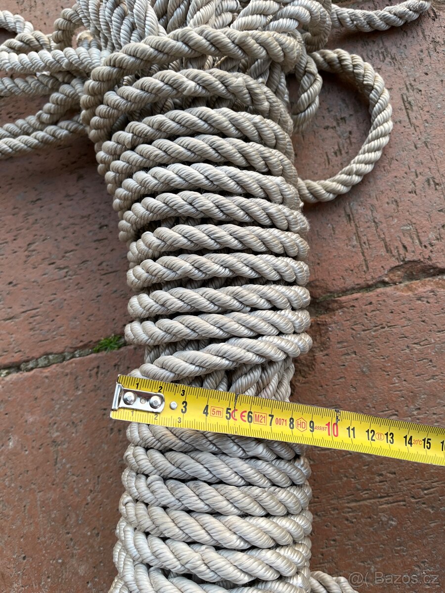 lano, prumer 1cm, - 2