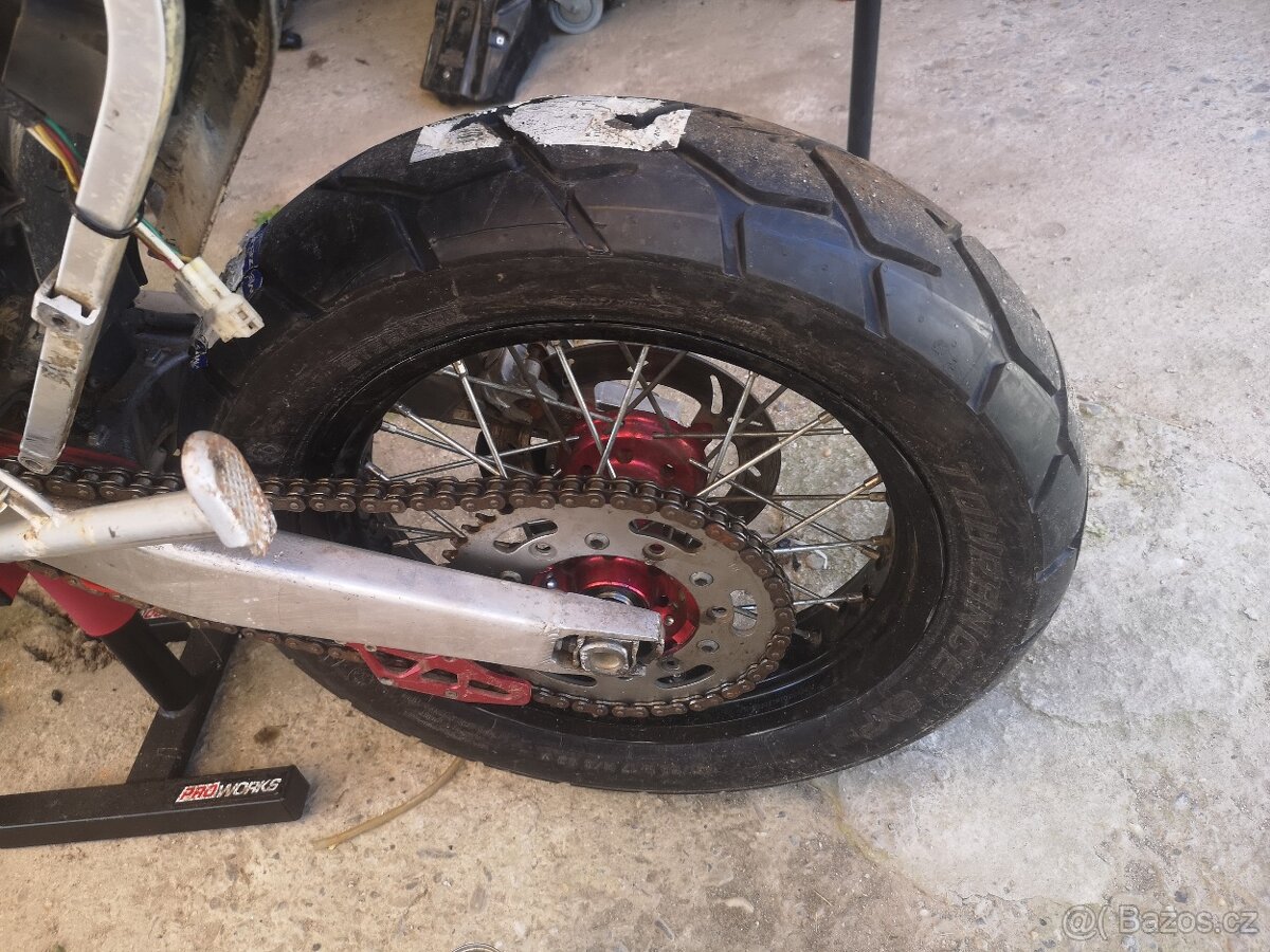 Sada kol Supermoto na Honda CRF 450X 2008