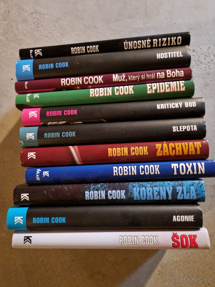 Prodám 11 ks detektivních knih od Robina Cooka - 2