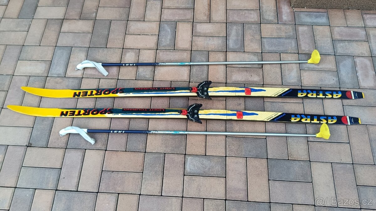 Běžecké lyže 180 + hůlky + boty - 2