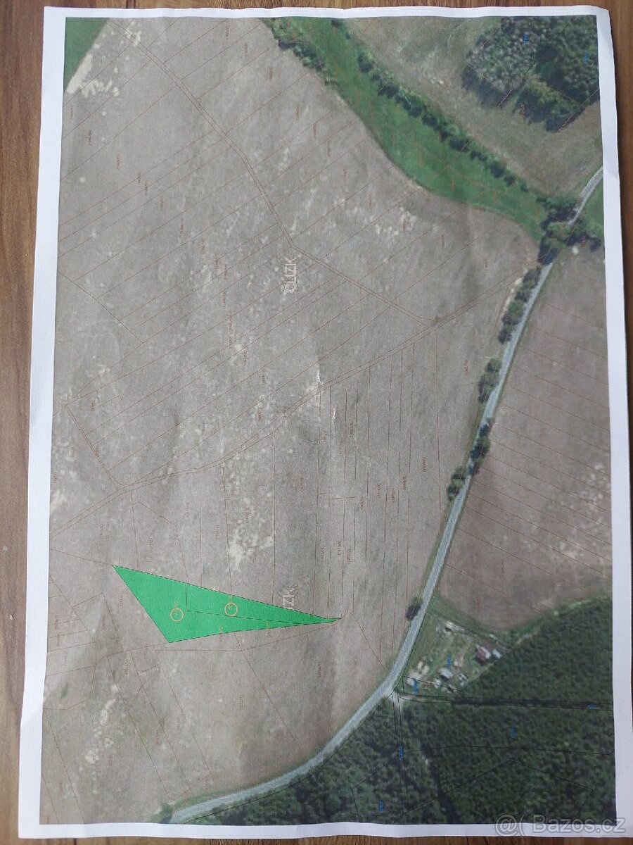 Prodej pozemku travní porost o výměře 9677 m2 - 2