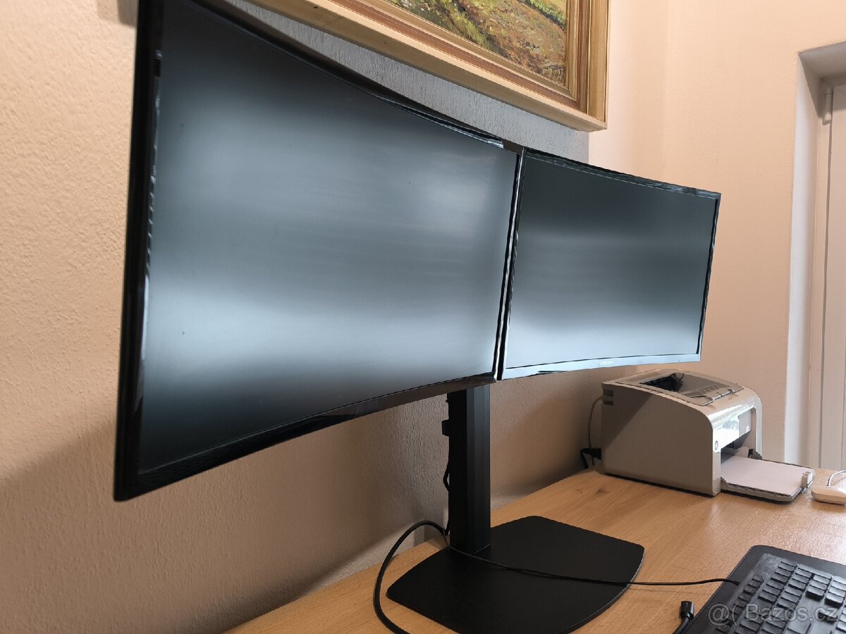 2x24" Samsung monitor + AlzaErgo Arm D30B - 2