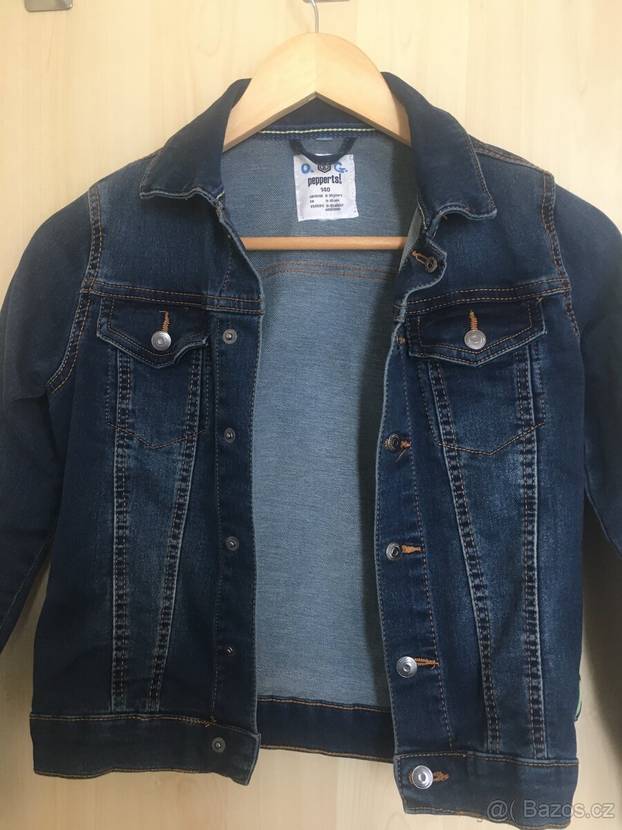 Džinová chlapečka bunda vel. 140 - 2
