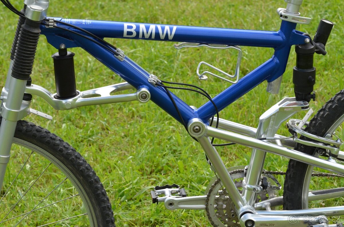 Historické celoodpružené skládací MTB značky BMW - 2
