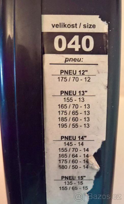 Sněhové řetězy velikost 040 - 2