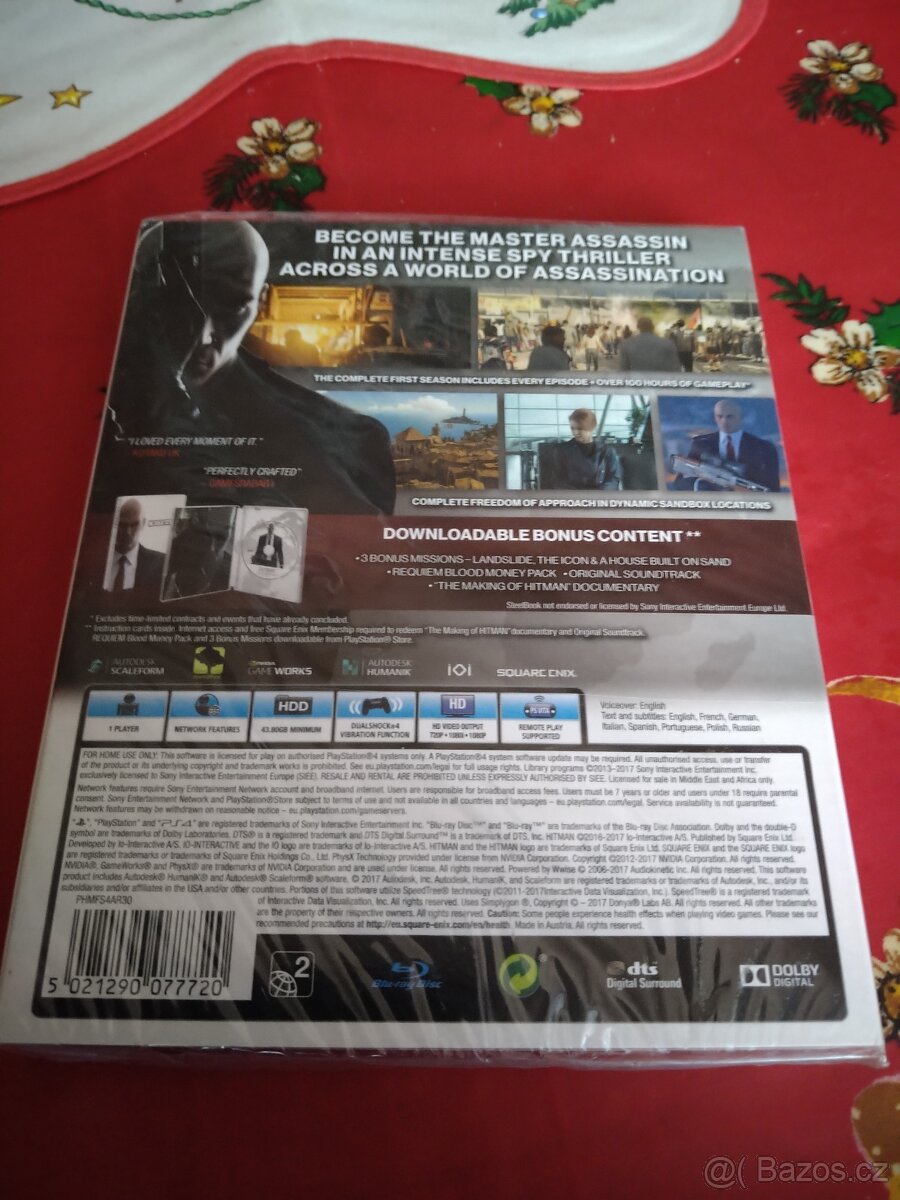 Prodám hru na Hitman Ps4 hra NOVÁ - 2