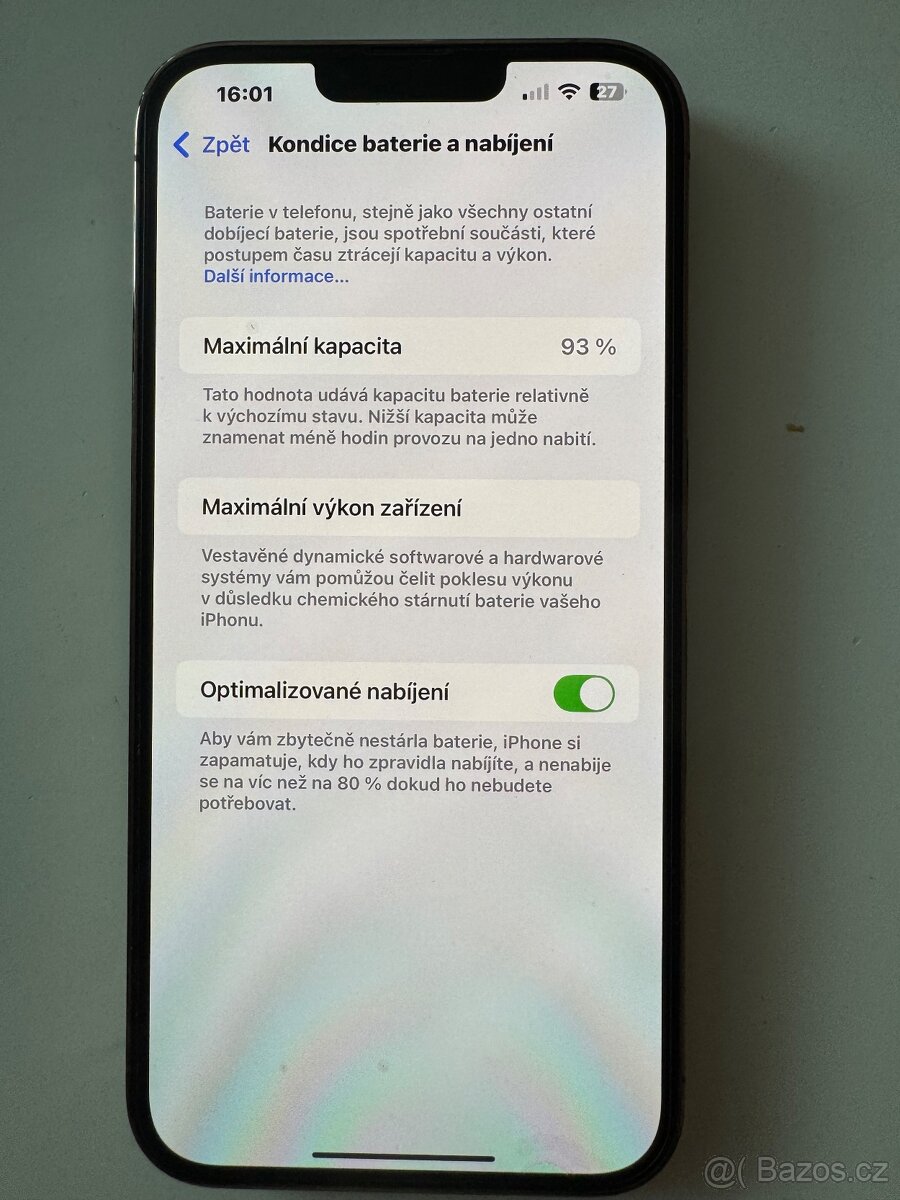 Prodám Apple IPhone gold 13pro max 256gb - 2