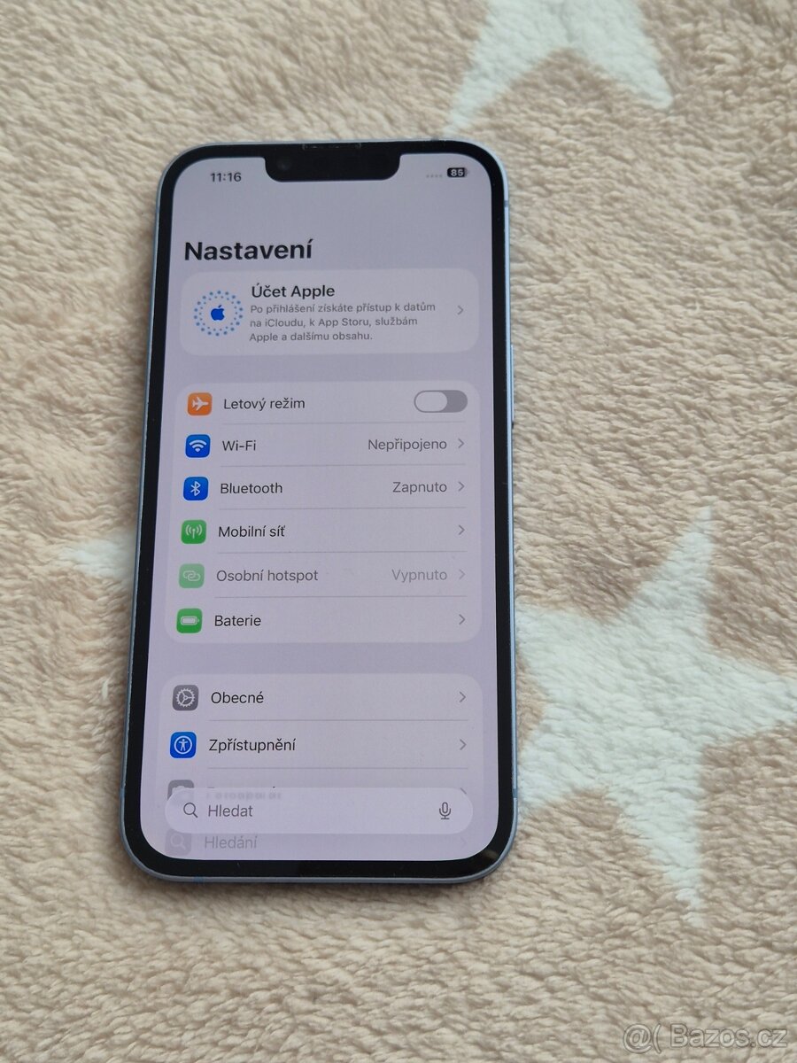 iPhone 14 128gb stav baterie 94% - 2