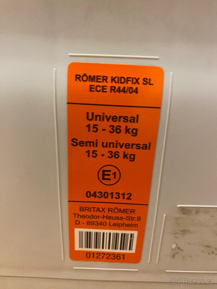 Dětská autosedačka Britax Romer - 2