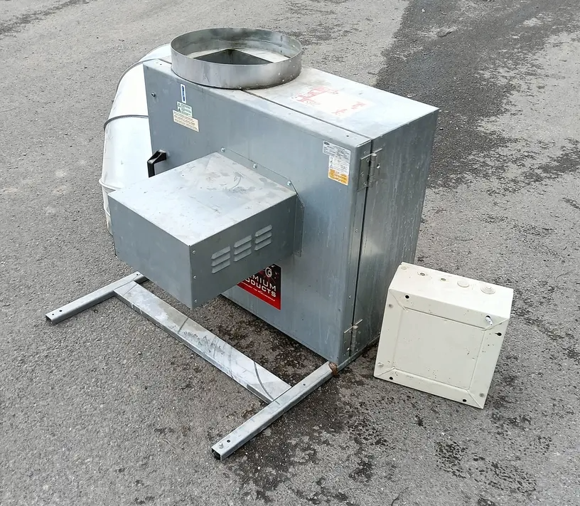 Potrubní ventilátor Helios MBD 355/2/2 + ovladač - 2