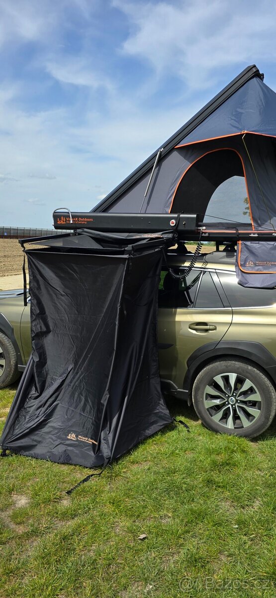 Sprchový stan ke karavanu, na vozidlo